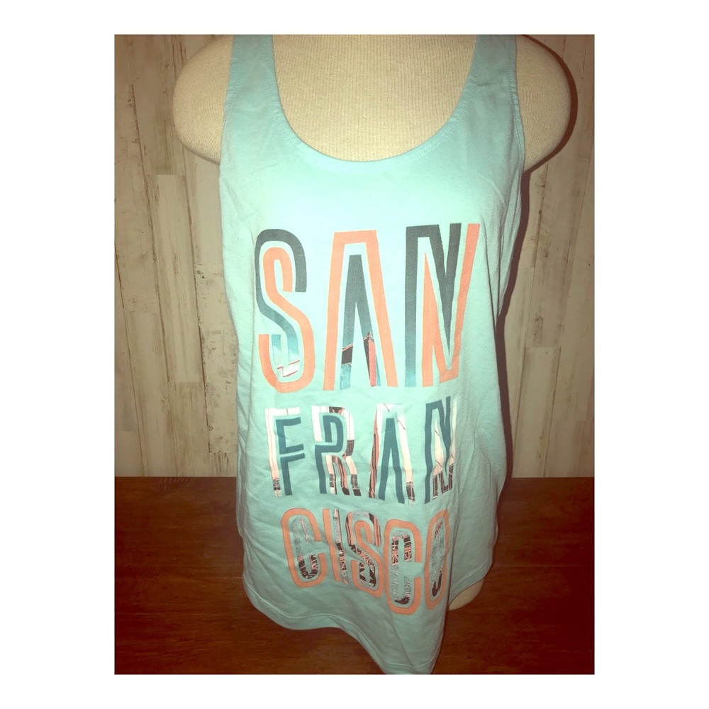 San Fran Razor Back  Tank Top